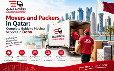 Professional movers and packers in Qatar handling a home relocation